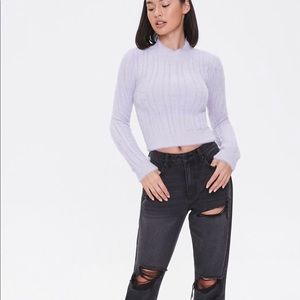 Forever 21 cropped sweater